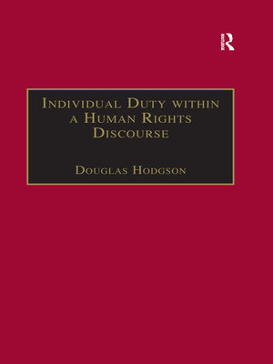 cover image of Individual Duty within a Human Rights Discourse